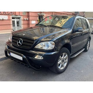 Pałąk Przedni WT003 Czarny (Stal Nierdzewna) Mercedes ML W163 1997-2005 zdjęcia 1
