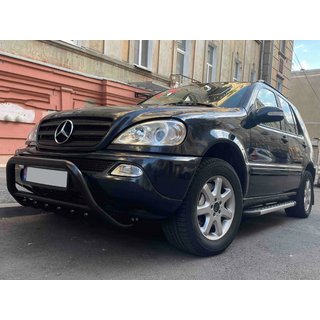 Pałąk Przedni WT003 Czarny (Stal Nierdzewna) Mercedes ML W163 1997-2005 zdjęcia 4