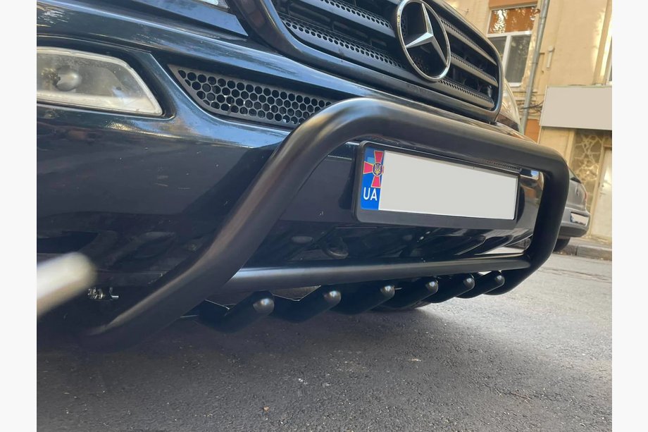 Mercedes ML W163 1997-2005 Pałąk Przedni WT003 Czarny (Stal Nierdzewna) Zdjęcia 5