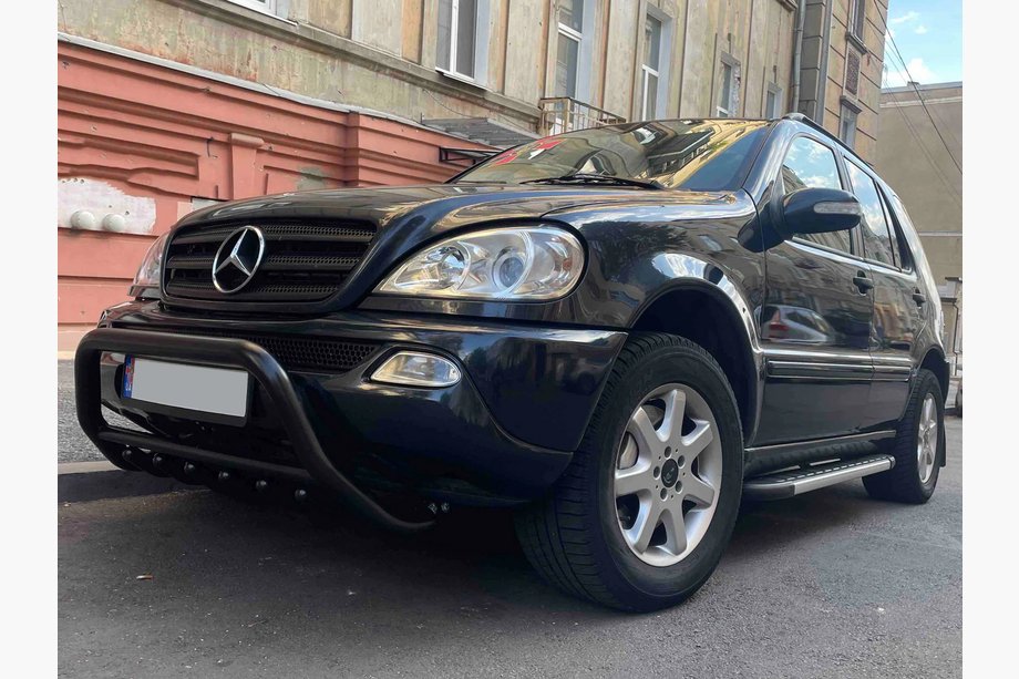 Mercedes ML W163 1997-2005 Pałąk Przedni WT003 Czarny (Stal Nierdzewna) Zdjęcia 4