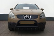 Nissan Qashqai 2007-2010 Przedni Pałąk WT003 Czarny Stal Nierdzewna zdjęcia 1