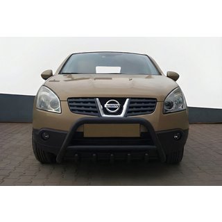 Przedni Pałąk WT003 Czarny Stal Nierdzewna Nissan Qashqai 2010-2014 zdjęcia 1