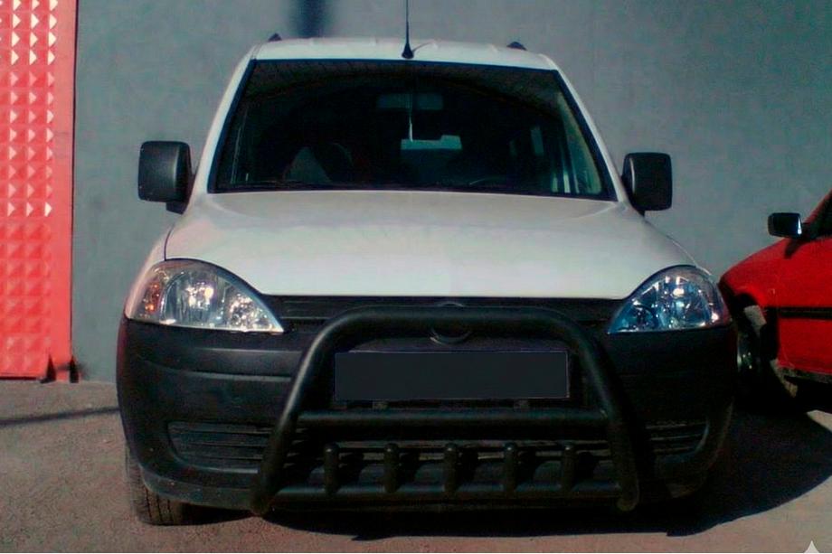 Opel Combo 2002–2012 Przedni Pałąk WT003 Czarny Stal Nierdzewna Image