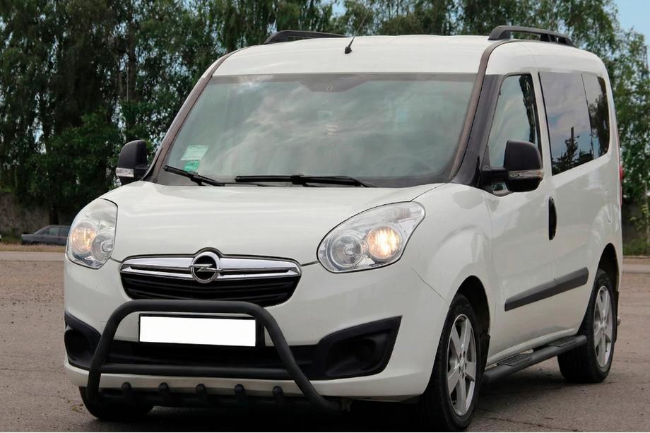 Opel Combo 2012-2018 Przedni Pałąk WT003 Czarny Stal Nierdzewna Image