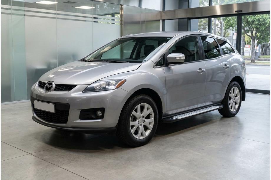 Mazda CX-7 2006-2012 Progi Boczne Allmond Grey (2 szt., Aluminium) Image