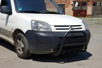 Peugeot Partner 1996-2008 Przedni Pałąk WT003 Czarny Stal Nierdzewna zdjęcia 3