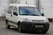 Peugeot Partner 1996-2008 Przedni Pałąk WT003 Czarny Stal Nierdzewna zdjęcia 5