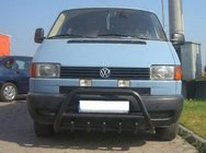 Volkswagen T4 Caravelle/Multivan 1990–2003 Przedni Pałąk WT003 Czarny Stal Nierdzewna zdjęcia 1