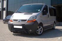 Opel Vivaro 2001–2015 Pałąk Przedni WT003 Czarny (Stal Nierdzewna) zdjęcia 3