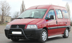 Citroen Jumpy 1996-2007 Przedni Pałąk WT003 Czarny Stal Nierdzewna zdjęcia 1
