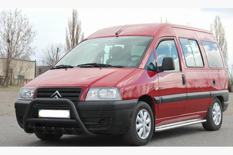 Citroen Jumpy 1996-2007 Przedni Pałąk WT003 Czarny Stal Nierdzewna Image