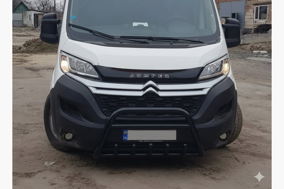 Opel Movano 2021- Przedni Pałąk WT003 Czarny (Stal Nierdzewna) Image