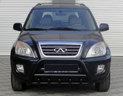 Chery Tiggo 1 2005-2016 Przedni Pałąk WT003 Czarny Stal Nierdzewna zdjęcia 1