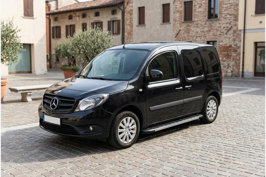 Mercedes Citan 2013-2021 Progi Boczné Duru (2 szt., Aluminium) Image