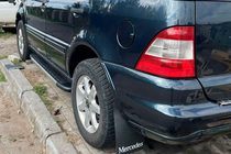 Mercedes ML W163 1997-2005 Progi Boczné Duru (2 szt., Aluminium) zdjęcia 1