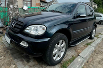 Mercedes ML W163 1997-2005 Progi Boczné Duru (2 szt., Aluminium) zdjęcia 2