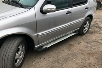 Mercedes ML W163 1997-2005 Progi boczne Allmond Grey (2 szt., aluminium) zdjęcia 7