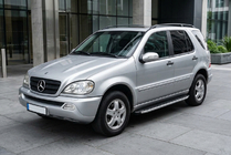 Mercedes ML W163 1997-2005 Progi Boczné Fullmond (2 szt., Aluminium) zdjęcia 1