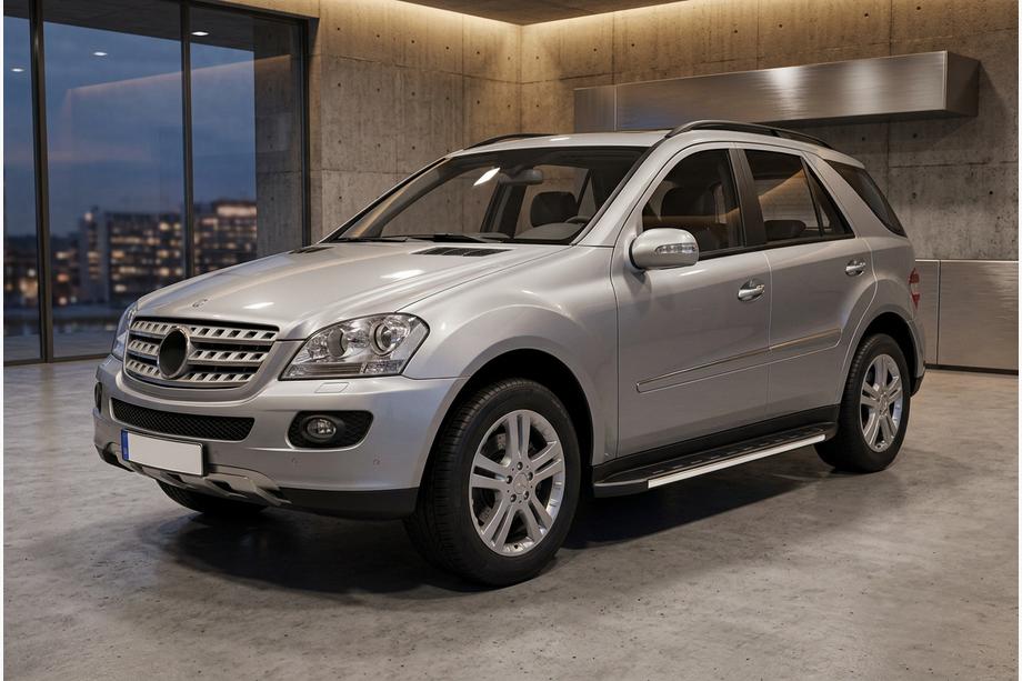 Mercedes ML W164 2005-2011 Progi Boczné Duru (2 szt., Aluminium) Image