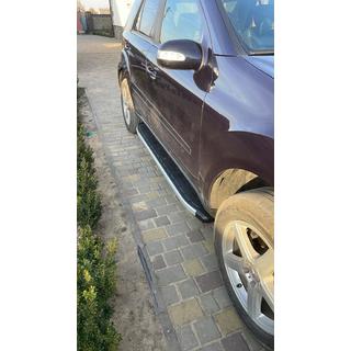 Progi Boczné Fullmond (2 szt., Aluminium) Mercedes ML W164 2005-2011 zdjęcia 2