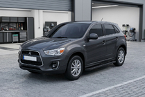 Mitsubishi ASX 2010-2023 Progi Boczné Allmond Black (2 szt., Aluminium) zdjęcia 1