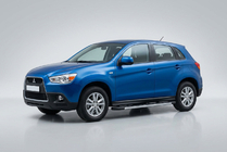 Mitsubishi ASX 2010-2023 Progi Boczné Duru (2 szt., Aluminium) zdjęcia 1