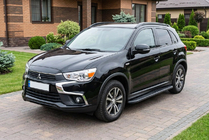 Mitsubishi ASX 2010-2023 Progi Boczné Bosphorus Black (2 szt., Aluminium) zdjęcia 1