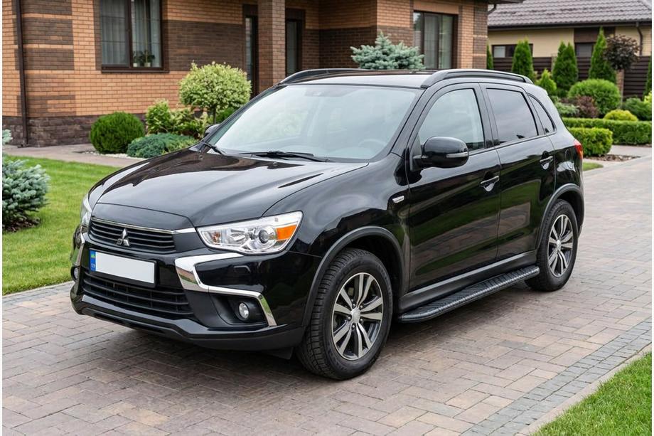 Mitsubishi ASX 2010-2023 Progi Boczné Bosphorus Black (2 szt., Aluminium) Image