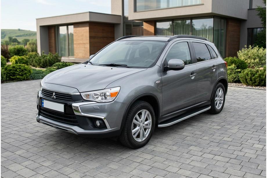 Mitsubishi ASX 2010-2023 Progi Boczne Tayga Grey (2 szt., Aluminium) Image