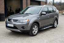 Mitsubishi Outlander 2006-2012 Progi Boczné Sunrise (2 szt., Aluminium) zdjęcia 1