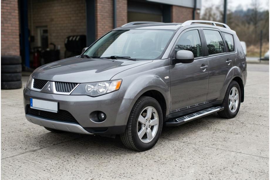 Mitsubishi Outlander 2006-2012 Progi Boczné Sunrise (2 szt., Aluminium) Image