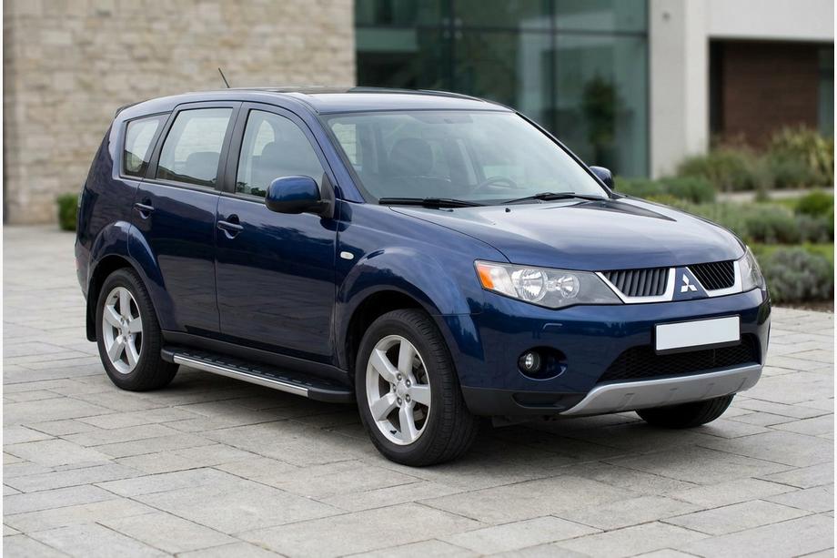 Mitsubishi Outlander 2006-2012 Progi Boczné Duru (2 szt., Aluminium) Image