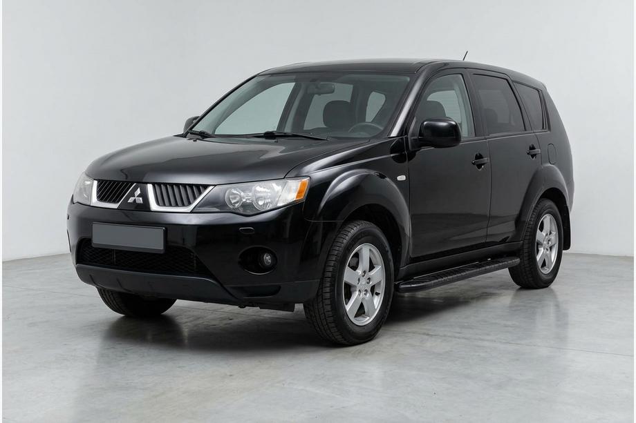 Mitsubishi Outlander 2006-2012 Progi Boczné Bosphorus Black (2 szt., Aluminium) Image