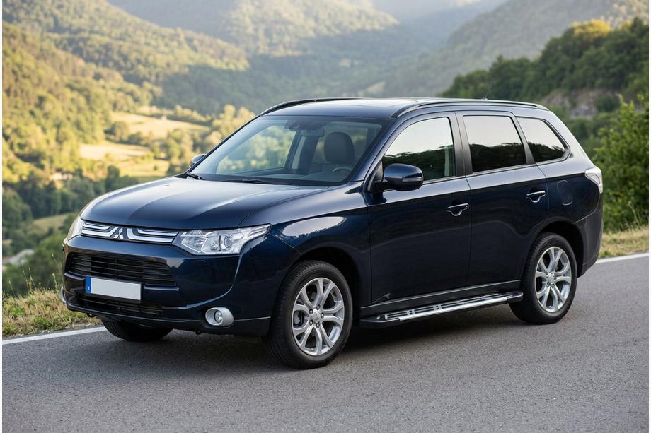 Mitsubishi Outlander 2012-2021 Progi Boczné Sunrise (2 szt., Aluminium) Image