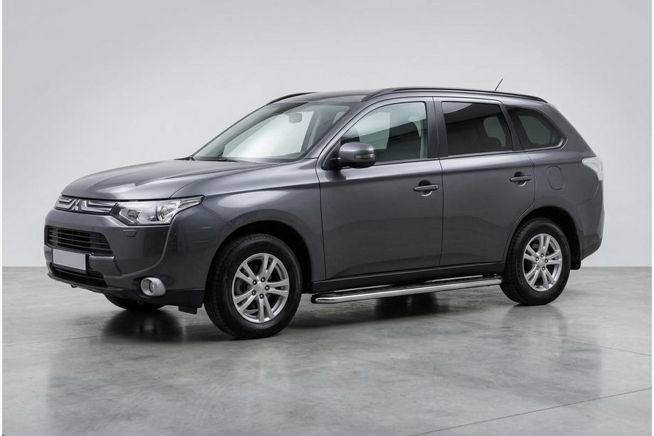 Mitsubishi Outlander 2012-2021 Progi Boczne Maydos V1 (2 szt., Aluminium i Stal Nierdzewna) Image