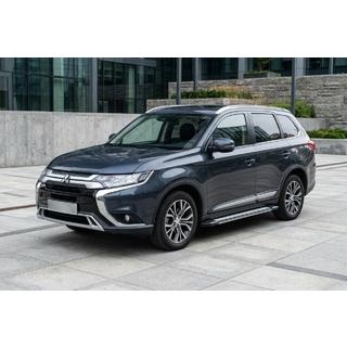 Progi Boczné Rainbow (2 szt., Aluminium) Mitsubishi Outlander 2012-2021 zdjęcia 1