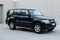 Mitsubishi Pajero Wagon IV 2006-2021 Progi Boczné Fullmond (2 szt, aluminium) zdjęcia 1