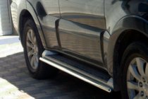 Mitsubishi Pajero Wagon IV 2006-2021 Rury Boczne (2 szt., Stal Nierdzewna) zdjęcia 1