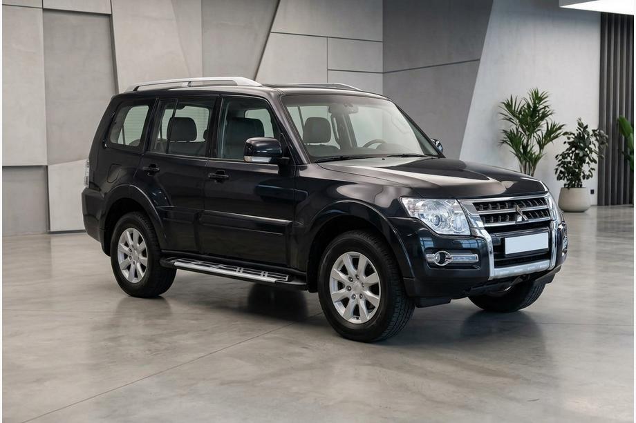 Mitsubishi Pajero Wagon IV 2006-2021 Progi Boczné Sunrise (2 szt., Aluminium) Image
