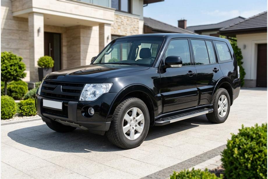 Mitsubishi Pajero Wagon IV 2006-2021 Progi Boczné RedLine V1 (2 szt., Aluminium) Image