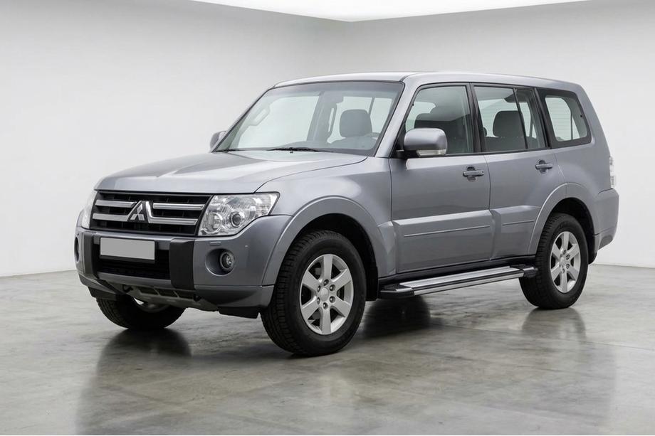 Mitsubishi Pajero Wagon IV 2006-2021 Progi Boczné Rainbow (2 szt., Aluminium) Image