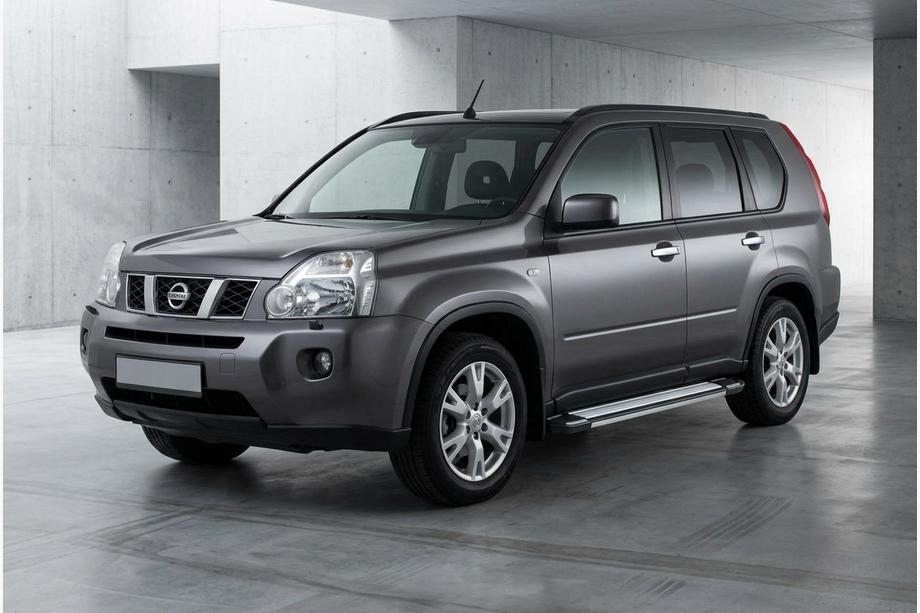 Nissan X-trail T31 2007-2014 Progi Boczné Rainbow (2 szt., Aluminium) Image