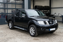 Nissan Navara 2006-2015 Progi Boczné Sunrise (2 szt., Aluminium) zdjęcia 1