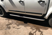 Nissan Navara 2006-2015 Progi Boczné Tayga (2 szt., Aluminium) zdjęcia 8