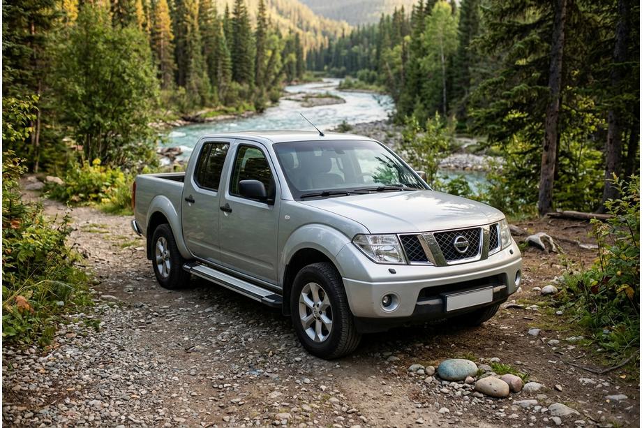 Nissan Navara 2006-2015 Progi Boczné Rainbow (2 szt., Aluminium) Image