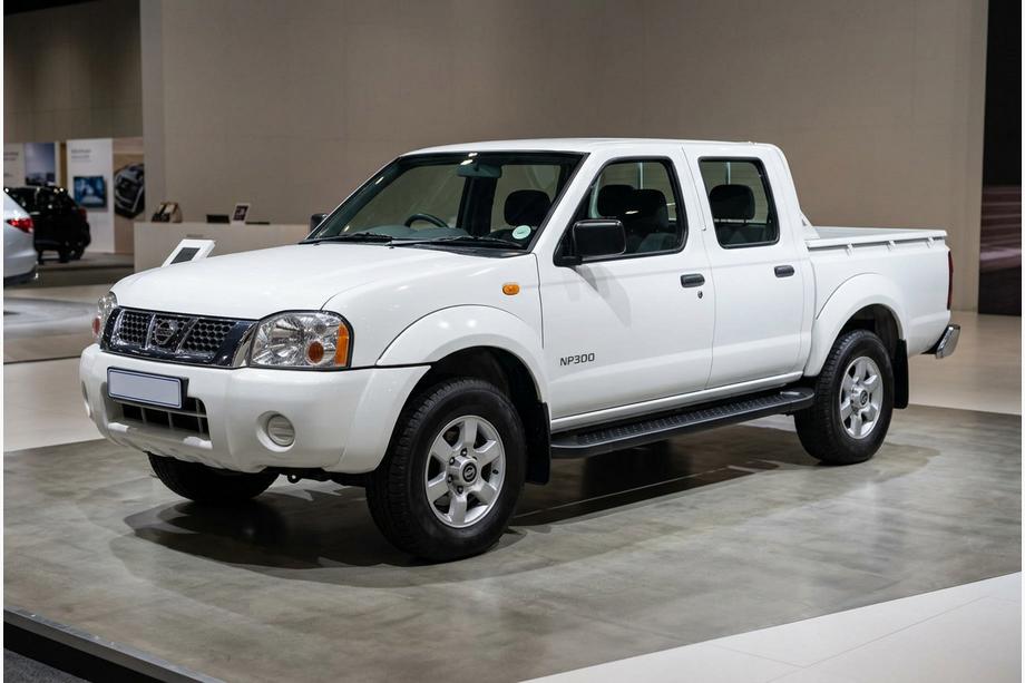 Nissan NP300 1999-2015 Progi Boczné Allmond Black (2 szt., Aluminium) Image