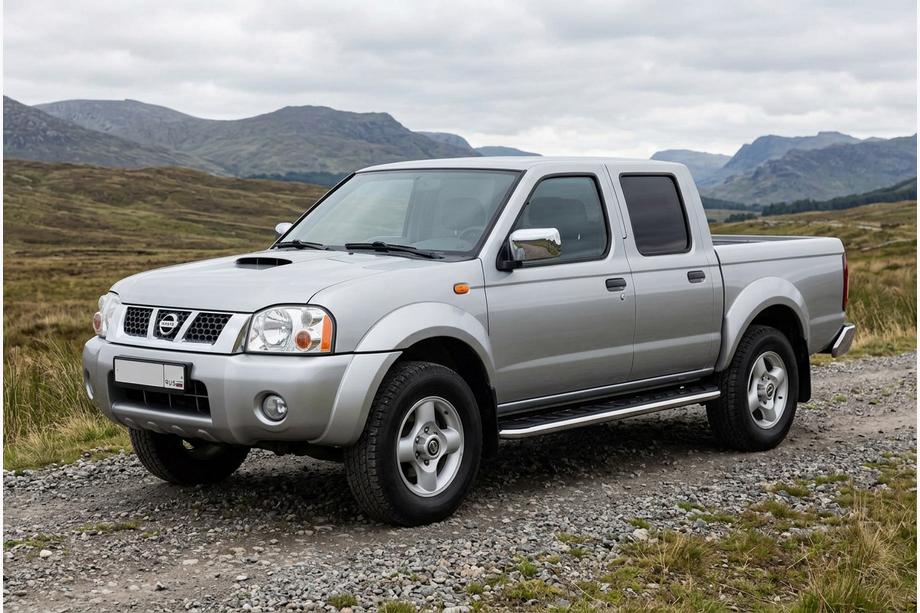 Nissan NP300 1999-2015 Progi Boczne Maydos V1 (2 szt., Aluminium i Stal Nierdzewna) Image