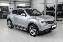 Nissan Juke 2010-2019 Progi Boczné Rainbow (2 szt., Aluminium) zdjęcia 1