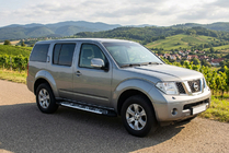 Nissan Pathfinder R51 2005-2014 Progi Boczné Sunrise (2 szt., Aluminium) zdjęcia 1