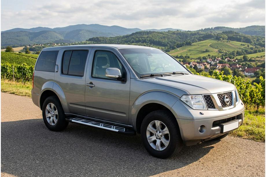 Nissan Pathfinder R51 2005-2014 Progi Boczné Sunrise (2 szt., Aluminium) Image